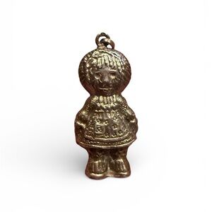 Vintage Sterling Silver Raggedy Ann Pendant